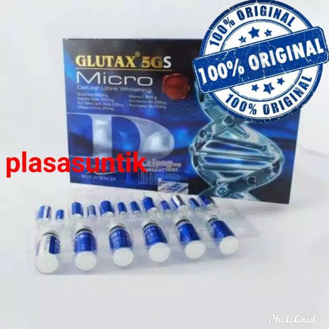 Suntik putih Glutax 5Gs Micro Original
