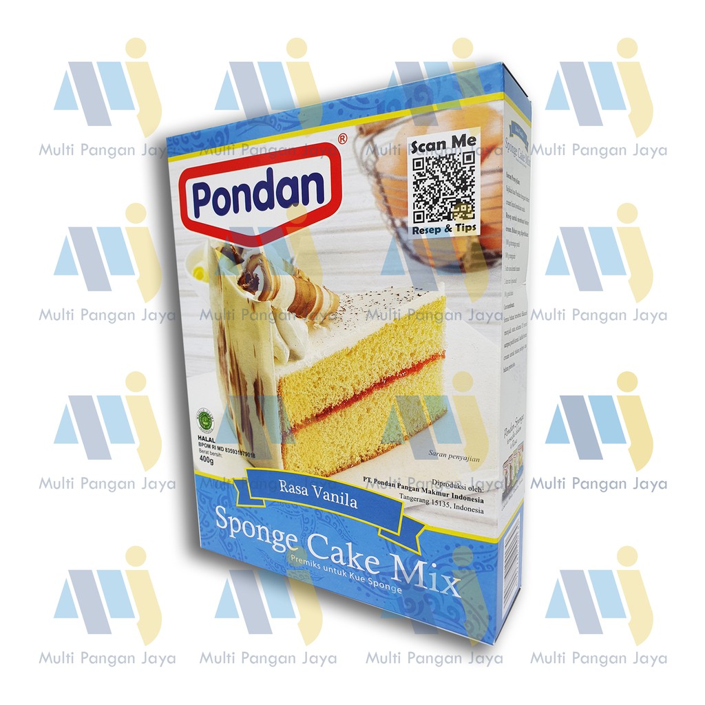 

PONDAN Sponge cake mix rasa vanilla 400 Gram