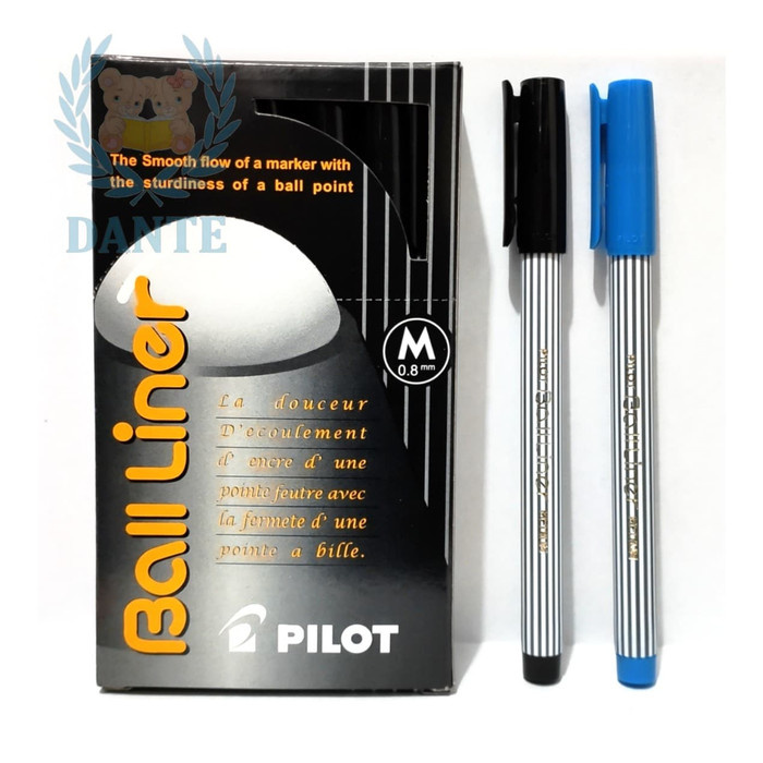 

MURAH Pulpen Pilot Balliner ( Ball Liner Medium 0.8mm ) - Biru