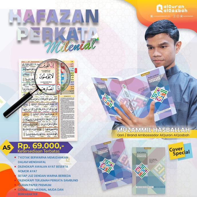 Ready Oke] Hafazan Perkata Milenial - Millenial A5 - Al Qosbah
