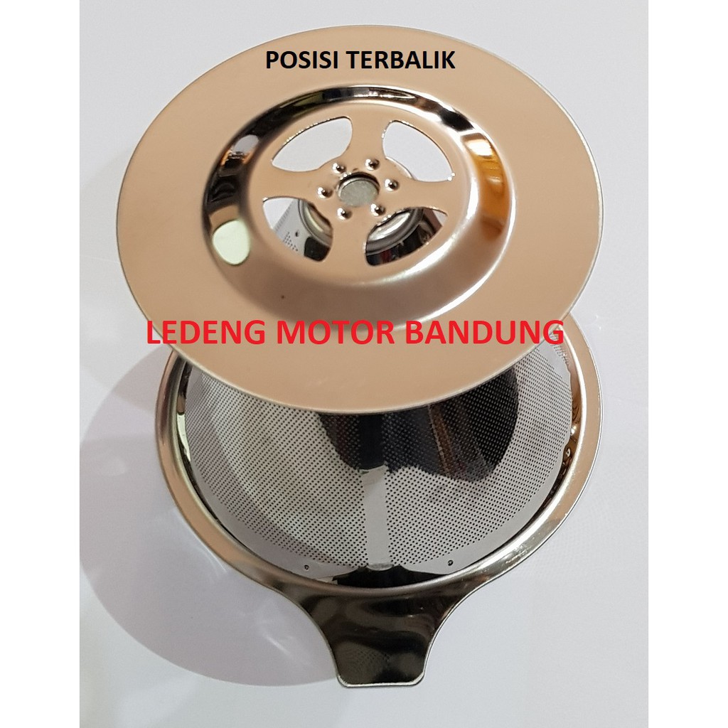 V60 Pour Over Metal Filter Coffee Tea Maker Alat Saring Kopi Teh Saringan Stainless Steel