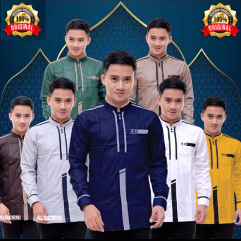 Koko Khatulistiwa Baju Koko El Rumi BABUL Musthofa Gus Azmi Pakaian Pria