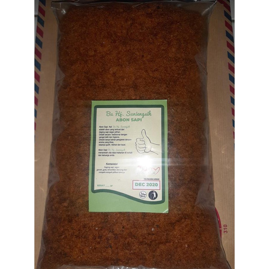 

Abon Sapi Kualitas Super Ukuran 500G