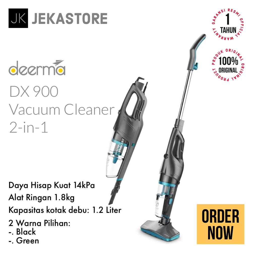Deerma DX900 Penyedot Debu 2-in-1 Handheld Vacuum Cleaner