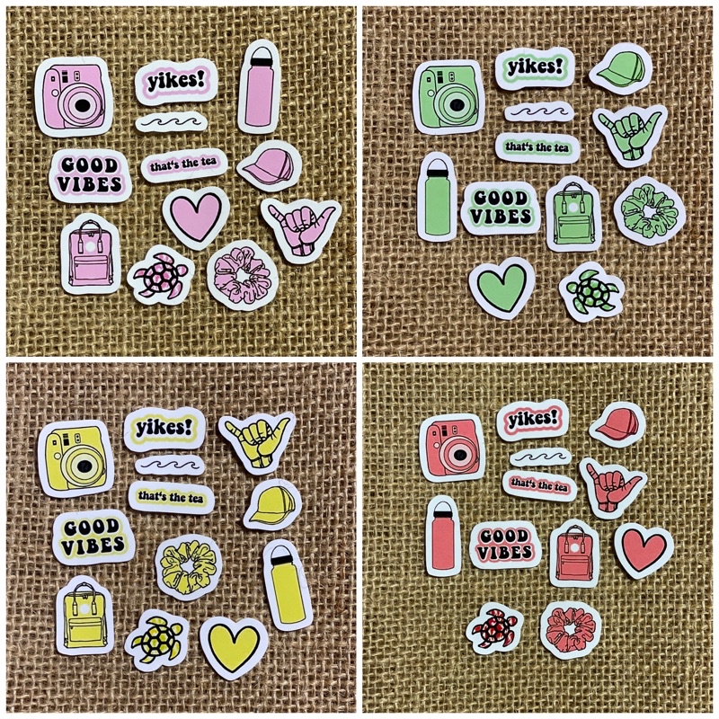 

Sticker tempelan untuk jurnal / sticker HP / sticker laptop