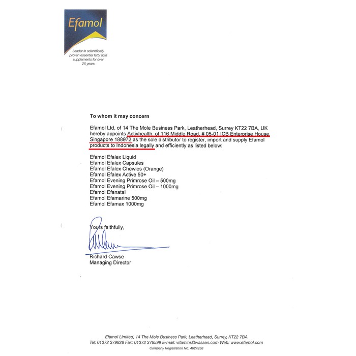 DISKON -  Efamol Efalex Brain Formula Liquid (150ml)