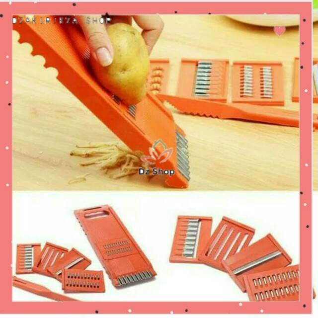 Pasrah Serbaguna Alat Pemotong Sayuran Keripik Orange