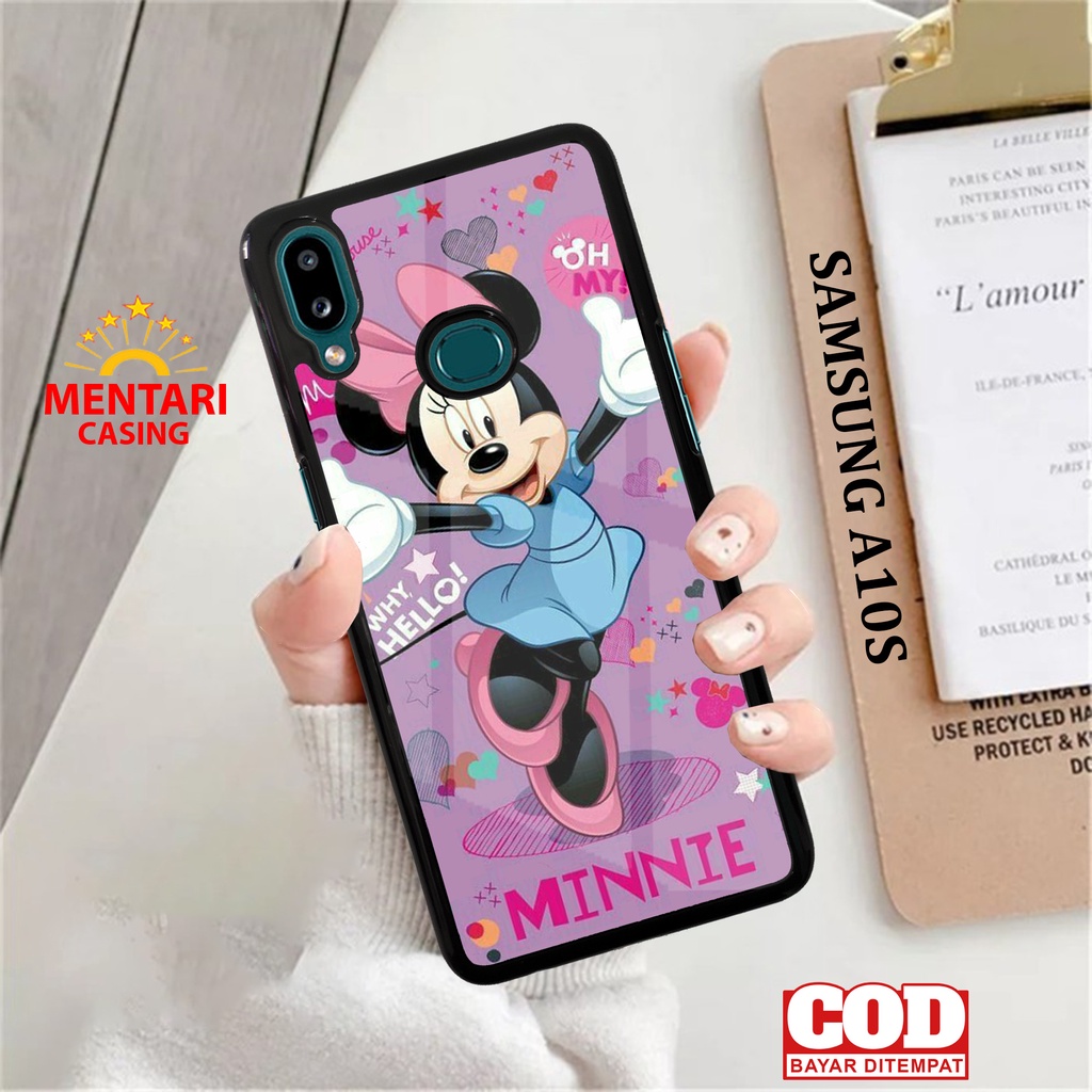 Case SAMSUNG A10S CASING SAMSUNG A10S [ MINNIE ] Mentari casing case hp kondom hp case custom case c