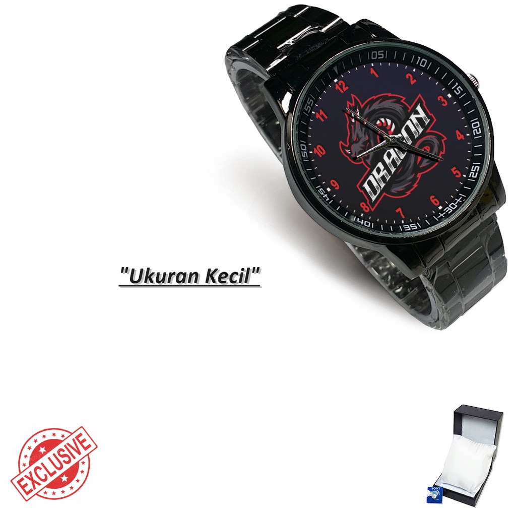 (Exclusive) Jam Tangan DRAGON Custom Rante Couple / Satuan