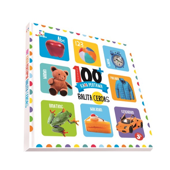 Gramedia Bandung - Board book 100 Kata pertama Balita Cerdas-1
