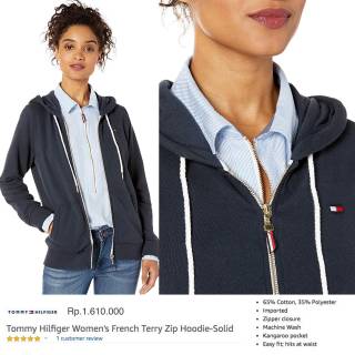 french terry zip hoodie