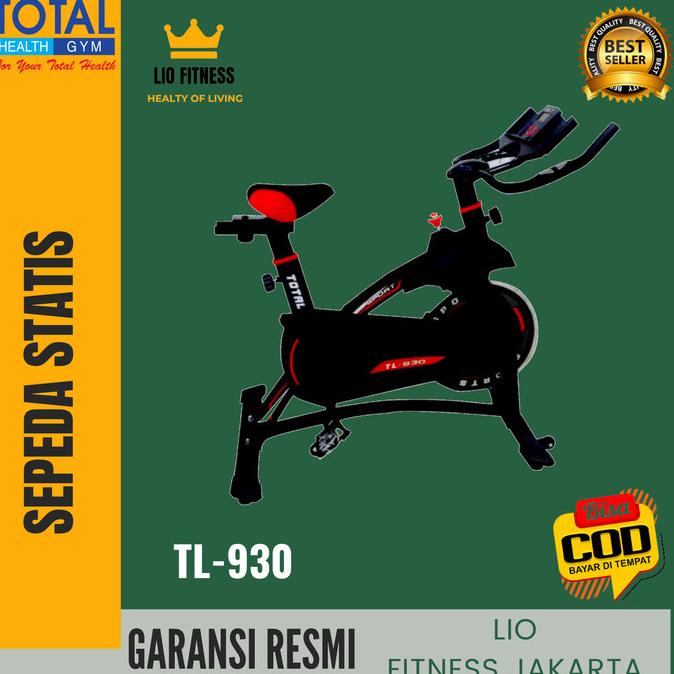 Alat Fitness Sepeda Statis Tl930 Total Fitness