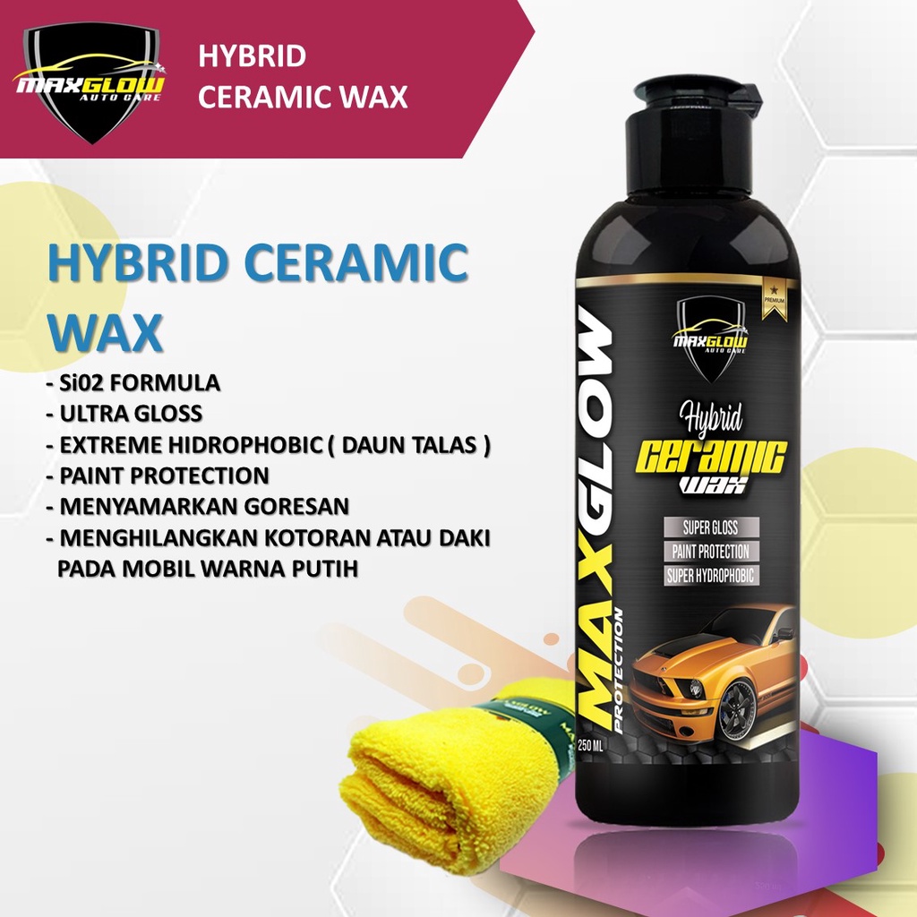 Pengkilap mobil Hybrid ceramix wax coating ultra hydrophobic