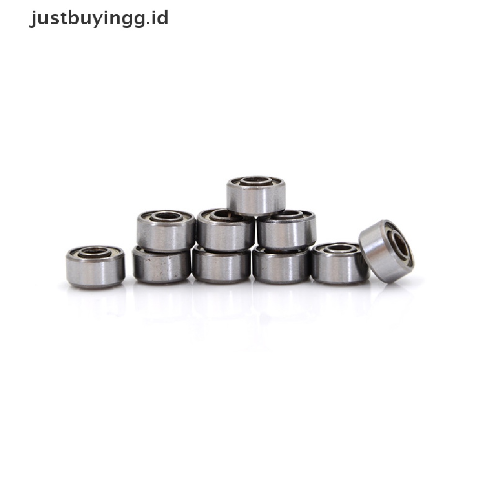 (Justbuyingg.Id) 10pcs Bearing 693zz Bahan Carbon Steel Ukuran 3x8 X 4mm