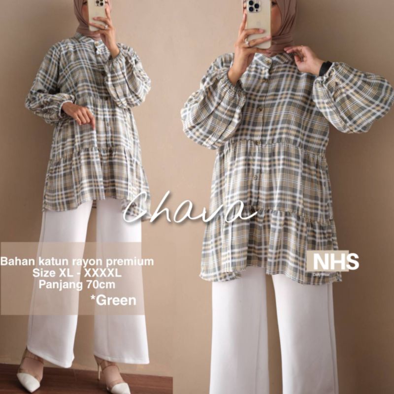 CHAVA BLOUSE TUNIK TOP SIZE JUMBO XL XXL XXXL XXXXL