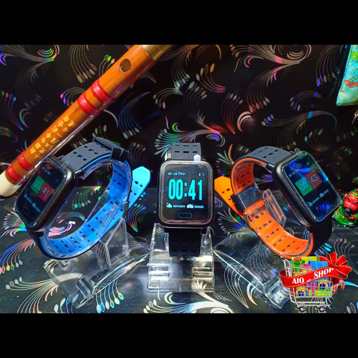 Good Quality !! Jam Tangan Murah SW 02 SmartWatch Bracelet A6 HJ72