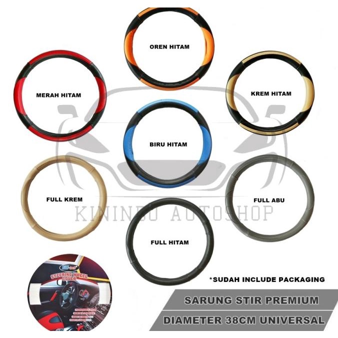 Cover Steer / Sarung Stir Mobil PREMIUM Yaris 2008 - 2013