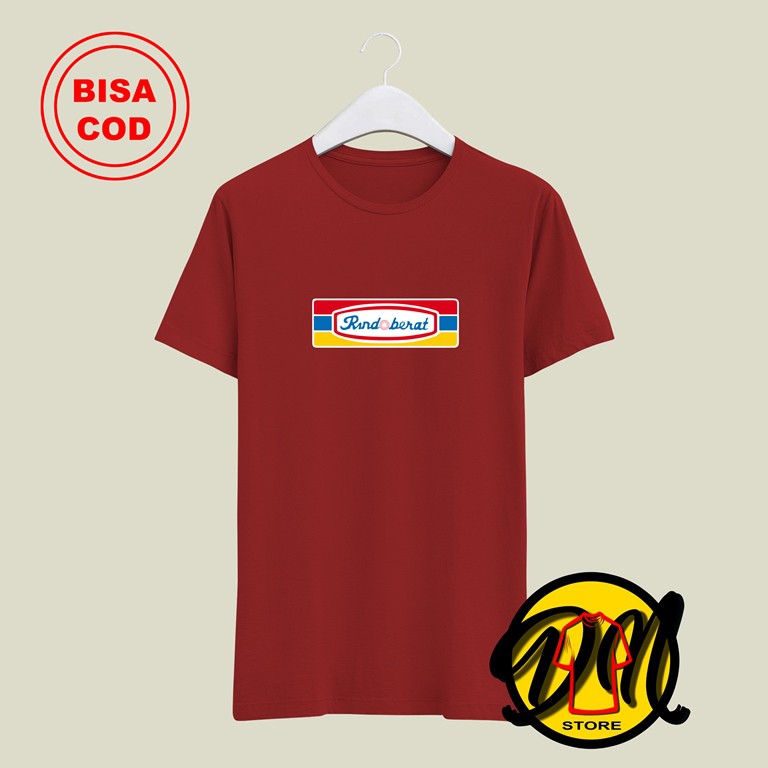 Kaos Parodi Kaos Plesetan Indomaret T shirt Distro Rinduberat Katun Combed 30s Baju Pria Kaos Wanita