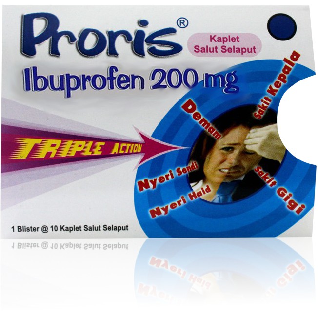 PRORIS 200 MG TRIPLE ACTION STRIP