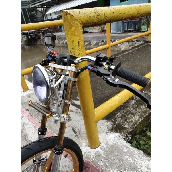 Breket/Braket/Pangkon As26 Stabiliser Stabilizer Ohlins Matris Barracuda CNC depan allMotor