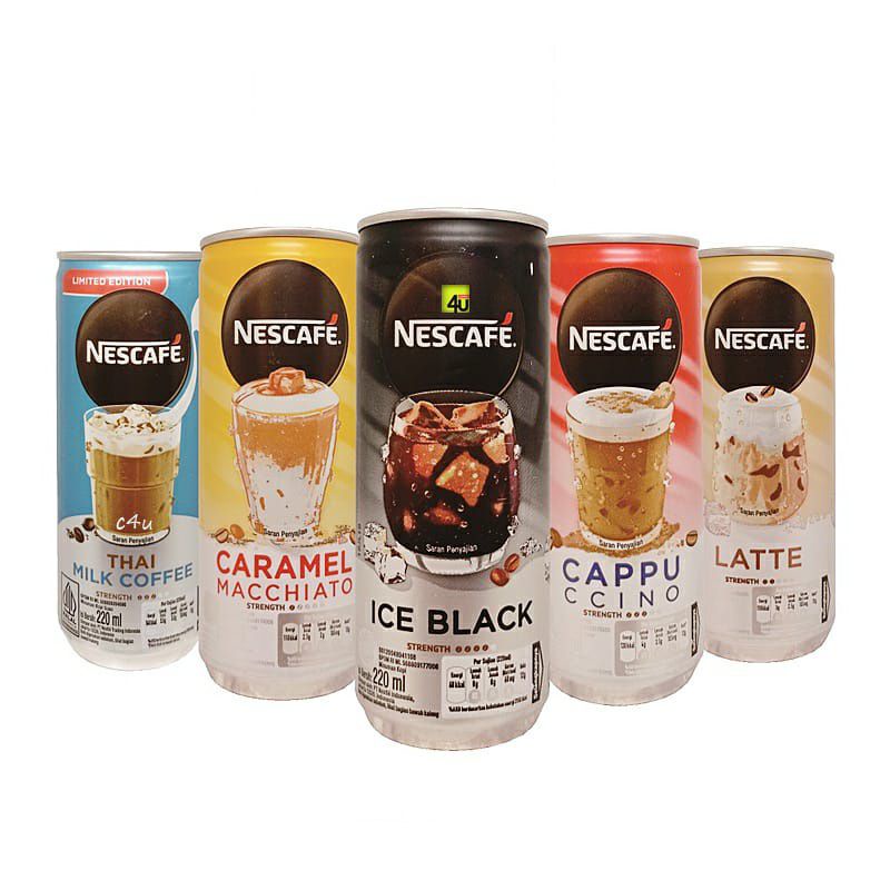 

Nescafe Imported coffe RTD kaleng 220ml