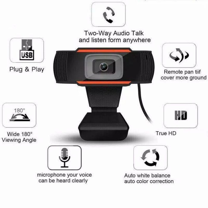 Webcam Autofocus / Web Camera For PC Laptop HD 720 1080 WEB-01 HD720P