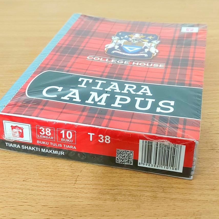 

(W1J8) ✔ Buku Tulis TIARA CAMPUS 38 Lembar 1 pack Dapat 10 BUKU //High@class