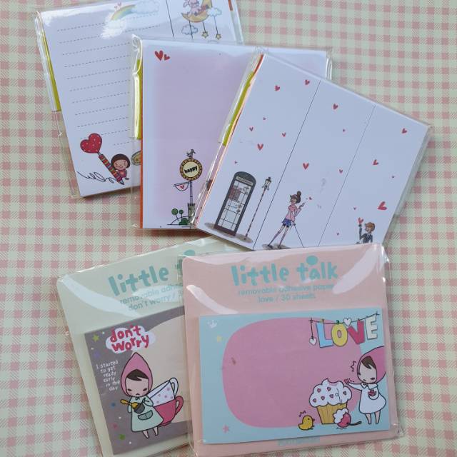 

kawaii sticky note for scrapbook and journal