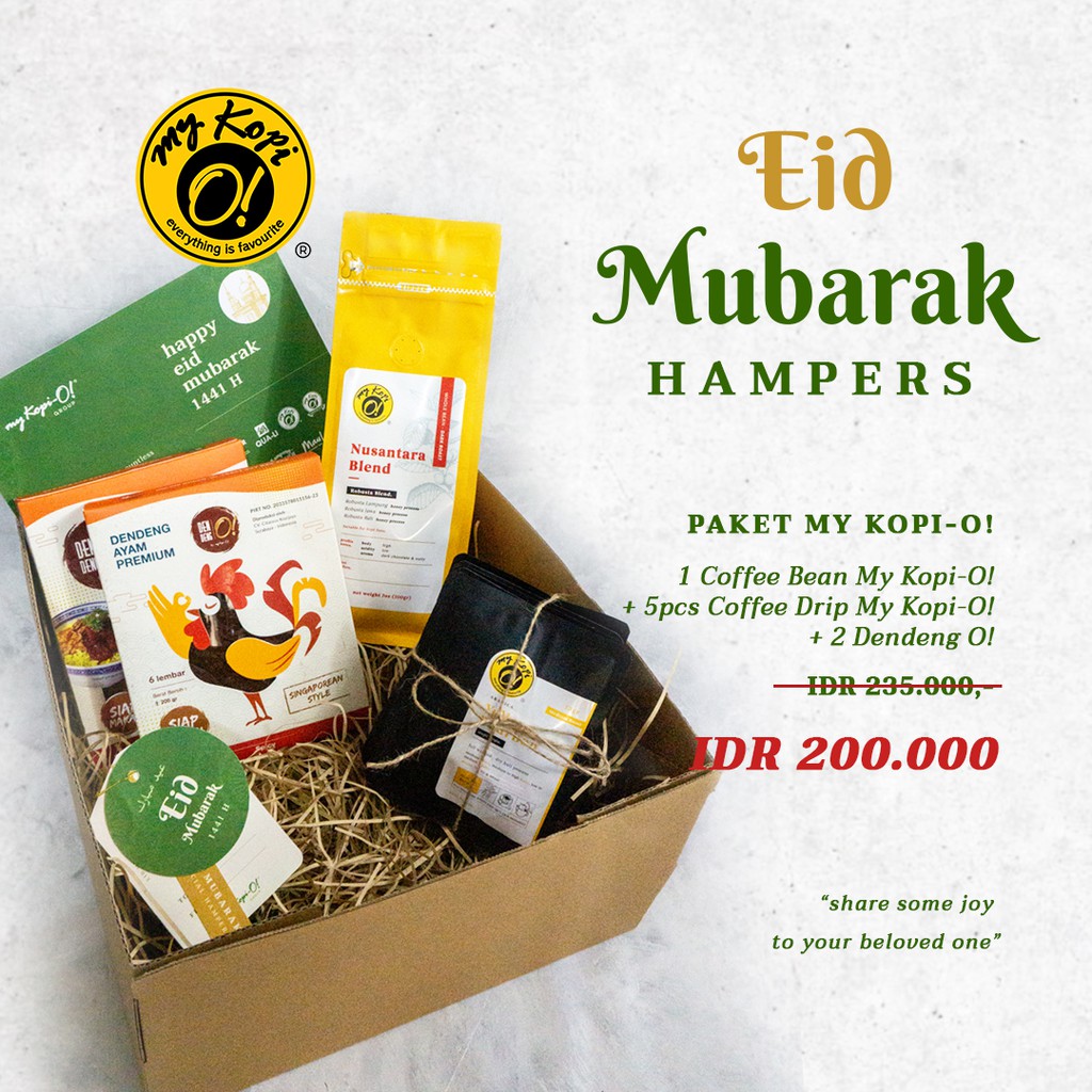 

Hampers / Parcel Lebaran Biji Kopi My Kopi-O! & Dendeng O!