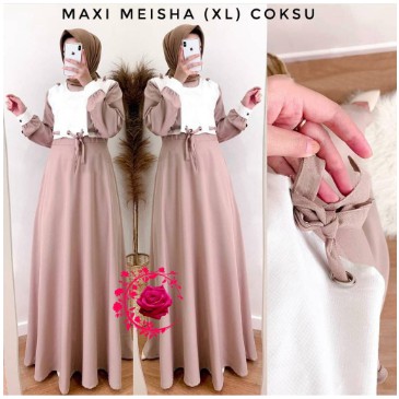DRESS GAMIS MODERN ROK MAYUNG LEBAR 3M /BAJU LEBARAN 2021/GAMIS LEBARAN 2021