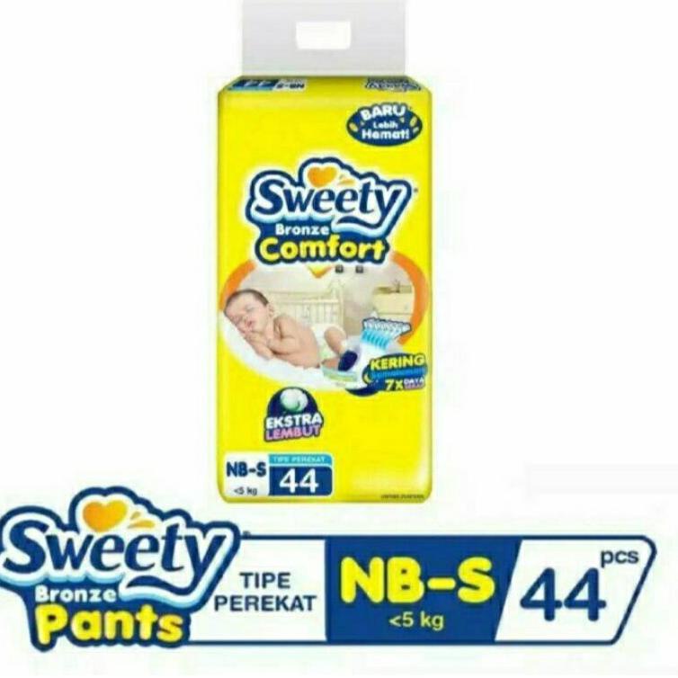 SALEE.. sweety NB-S44 tipe perekat pampers bayi baru lahir