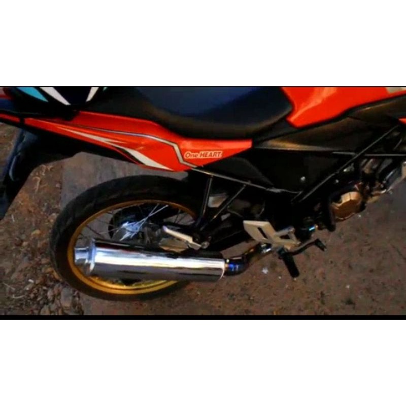 Knalpot CKD imi/kw leher bluemoon for satria sonic vixion