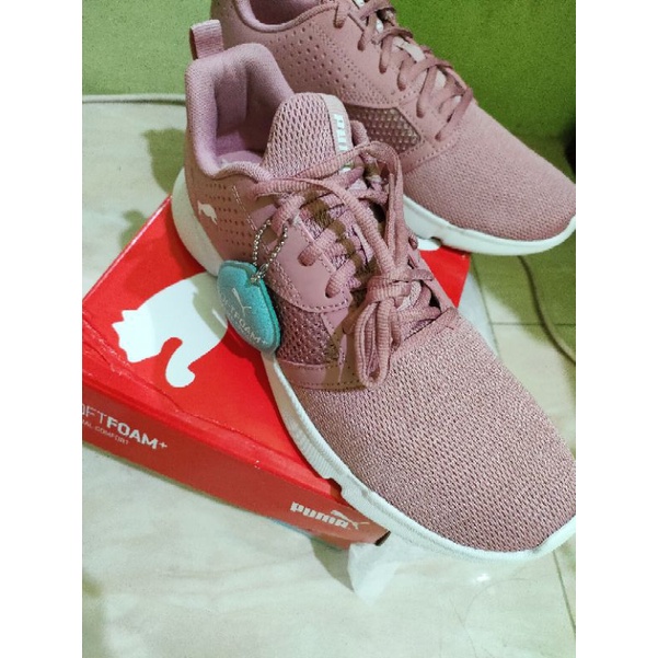PRELOVE 99% Sepatu Running PUMA INTERFLEX Modern Foxglove-Puma White