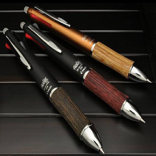 

PILOT FRIXION "WOOD" CLICKER 3 IN 1 / LKFB-2SEF : 1 PULPEN 3 WARNA
