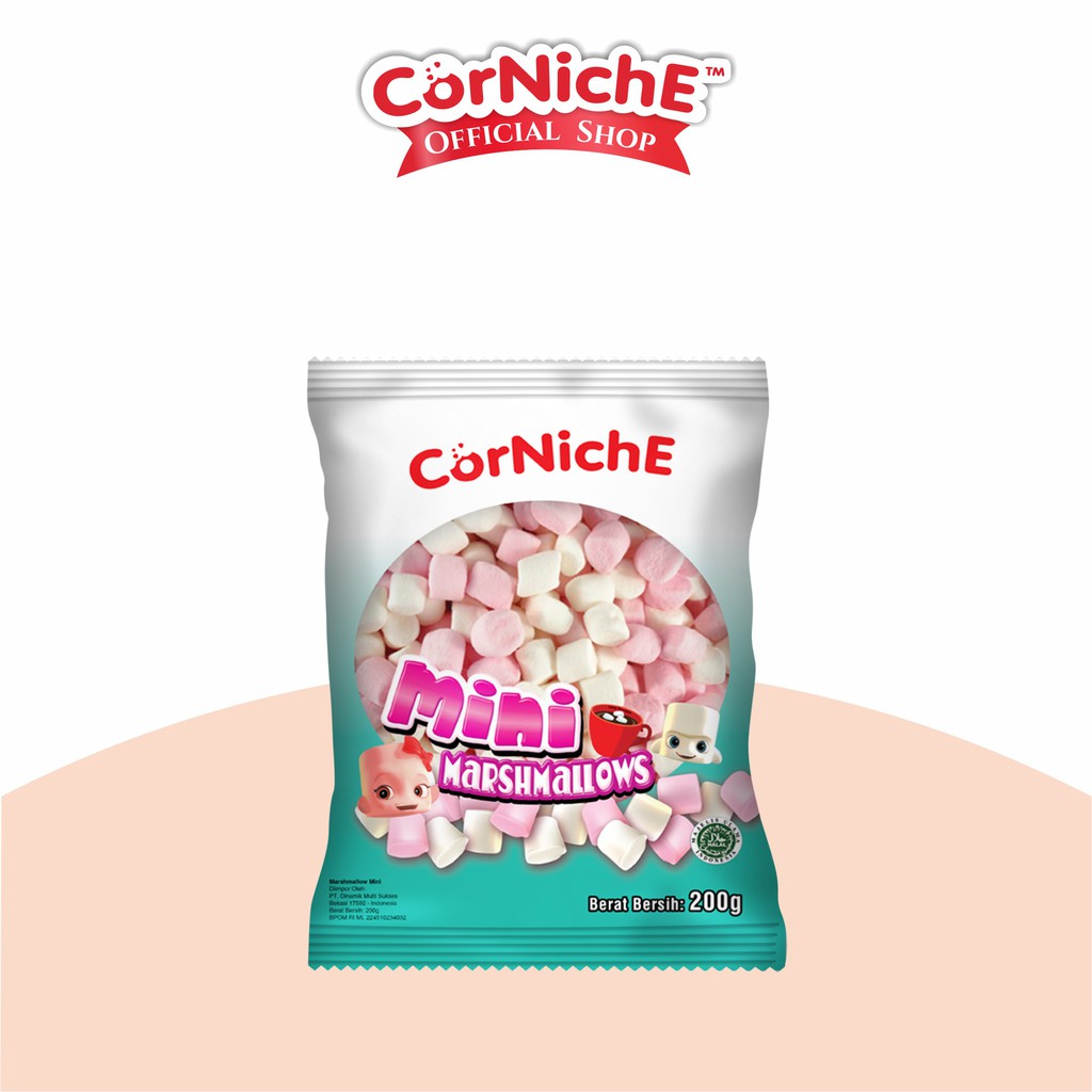 

Corniche Mini Pink White Marshmallow 200gr