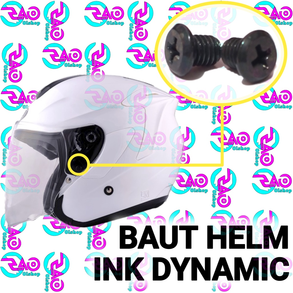 Baut rachet helm kecil hitam KYT DJ Maru