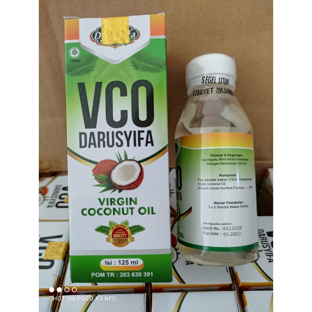 VCO Darusyifa Virgin Coconut Oil 125 ml | VCO Darusyifa Minyak Kelapa Murni