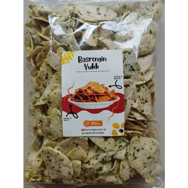 

BASRENG CRISPY ORIGINAL DENGAN AROMA DAUN JERUK ½ Kg