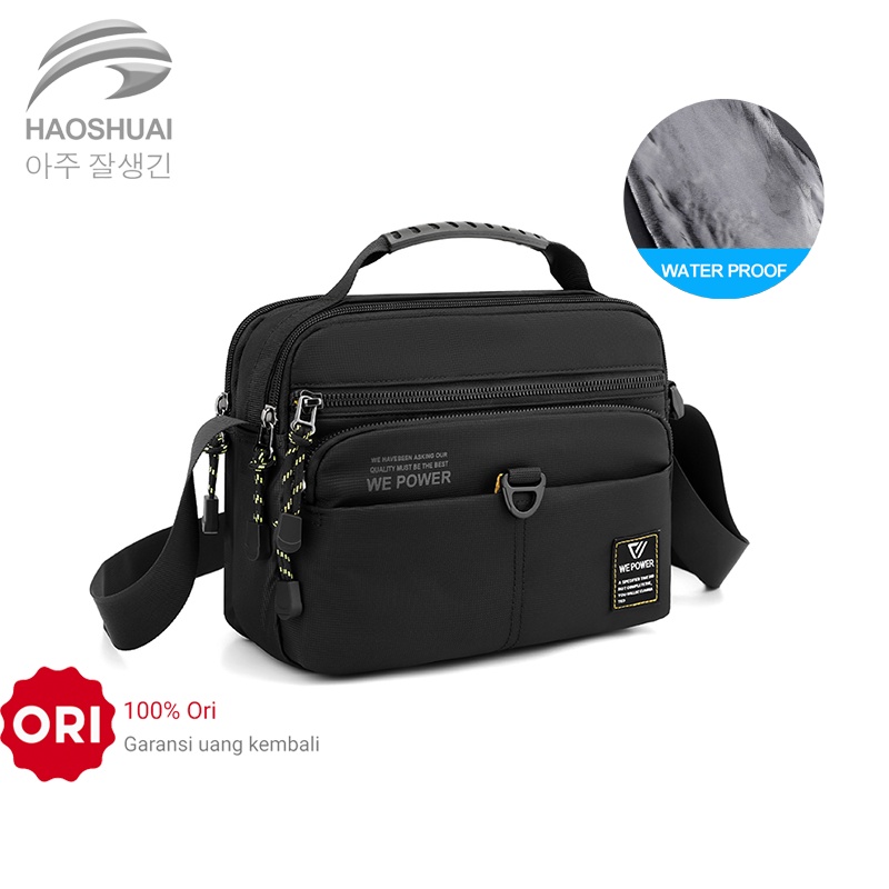 HAOSHUAI 5818 Tas Selempang Pria Sling Bag Pria Waterproof WATCHKITE WKOS