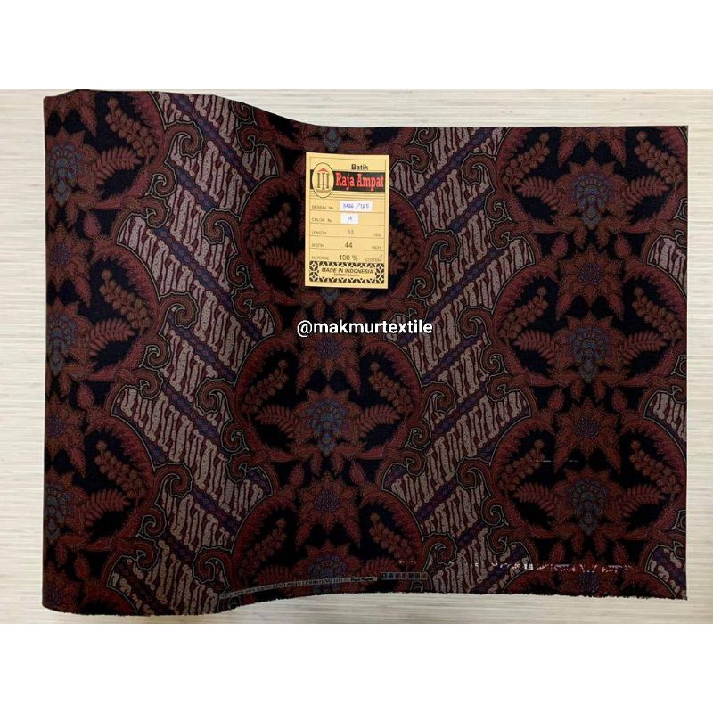 Kain Batik Katun Raja Ampat #1211 / Batik Raja Ampat