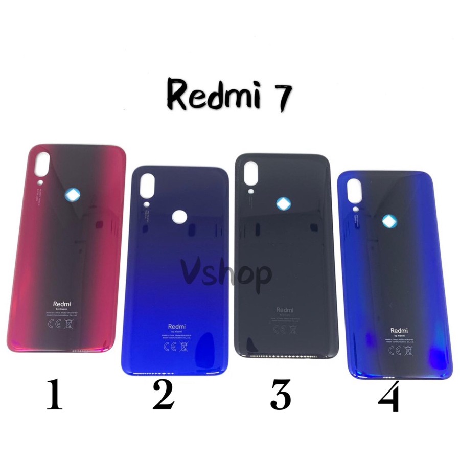 Backdoor Back Casing Back Cover Tutupan Baterai Belakang Xiaomi Redmi 7 - Redmi Y3