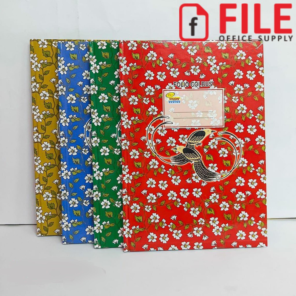 

Buku Tulis Hard Cover Folio / Buku Akuntansi Vision 100 Lembar