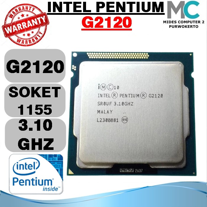 Processor LGA 1155 Intel Pentium G2120 3.10 GHz