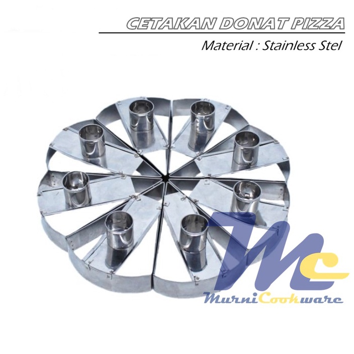 Cetakan Kue Donat Pizza Stainless