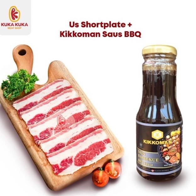 

PAKET BEEF MARINASI (US SHORTPLATE BEEF 1 KG + KIKKOMAN BBQ 300ML) FSDGDF252