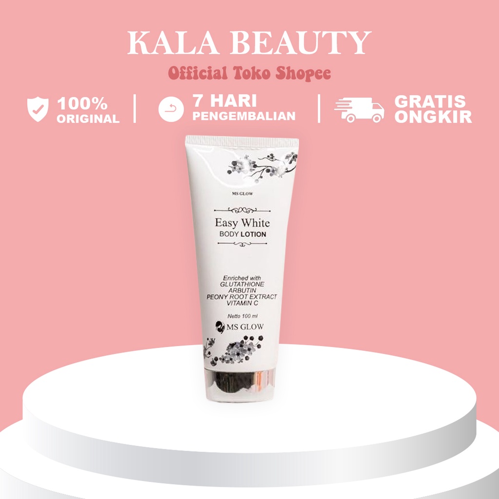 MS GLOW Easy White Body Lotion 100% ORI MS GLOW MURAH