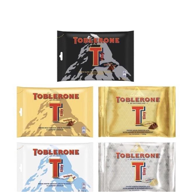 

PROMO Toblerone Tiny Mini Milk White Dark Chocolate 200g MURAH