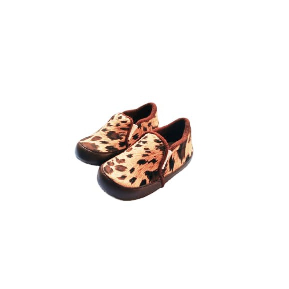 NEW BABY SHOES SLIP ON LEOPARD 0-12BULAN