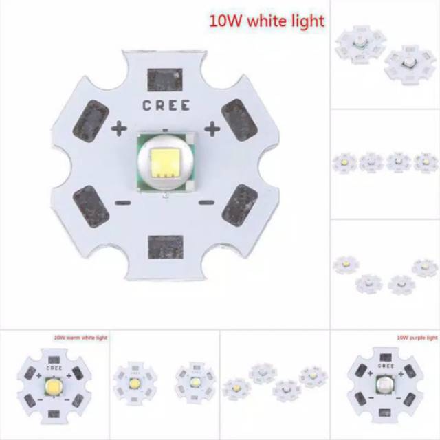 Chip led cree XML L2 10 watt cahaya putih