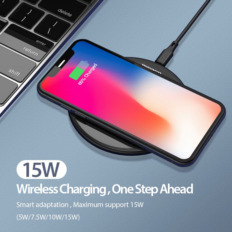 454 G1Y15 15W Qi Wireless Charger Universal Fast Charging